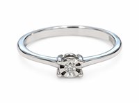Anello Idee Preziose dal 1987 Donna in Oro bianco Diamante IP.AK18B/102D